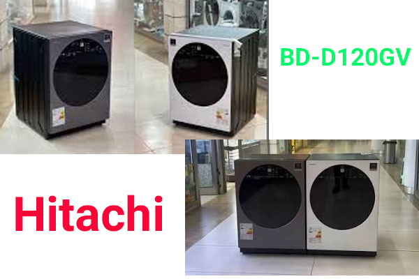 مشخصات ماشین لباسشویی هیتاچی 12 کیلو 8 کیلو خشک کن مدل BD-D120GV
